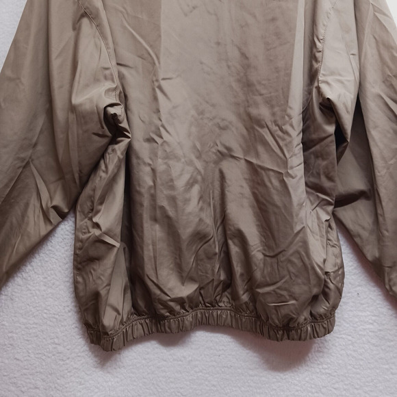 SB Tech Men's Windbreaker Jacket Mesh Lined Brown Size XL Full Zip - Picture 12 of 13